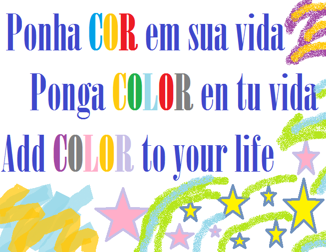 CORES NA SUA VIDA